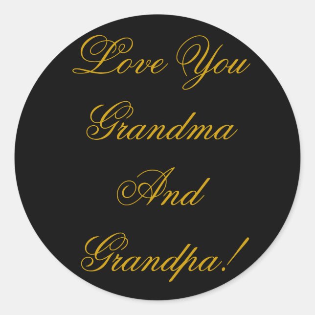 PEGATINA REDONDA TE AMO (Anverso)