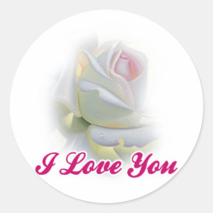 Pegatina Redonda Te amo