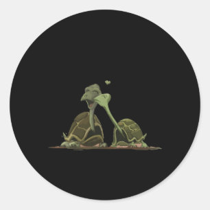 Pegatina Redonda Te Amo Mucho, Es Como Un Poco Pero Mucho.