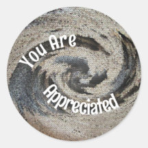 Te Aprecian Empleado Rústico De Mosaico Marrón