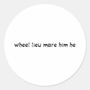 Pegatina Redonda ¿Te Casarás Conmigo?