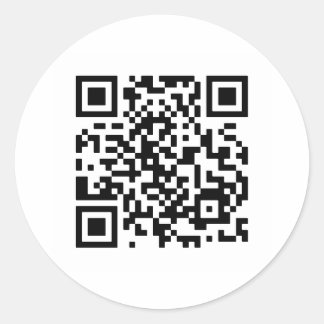 Pegatina Redonda ¿Te Casarás Conmigo? Código QR