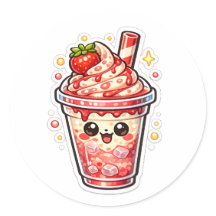 Té helado de fresa