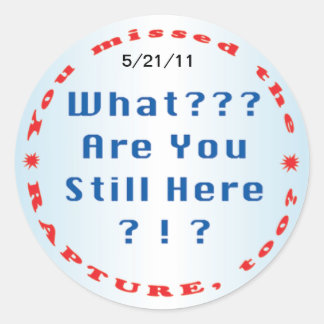 Pegatina Redonda "Te perdiste...pegatina de rapto