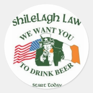 Pegatina Redonda Te Queremos