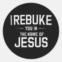 Te reprendo en el nombre de Jesús