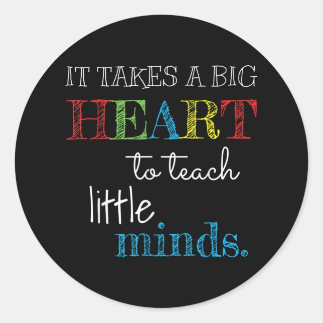 Pegatina Redonda Teacher- Teacher Appreciation- Teacher (Anverso)