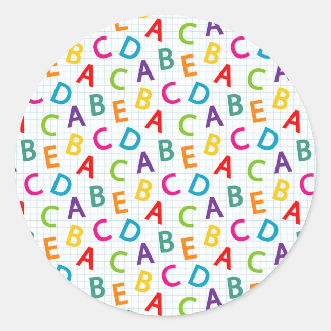 Pegatina Redonda Teacher The Best Teachers Teach From The Heart (Anverso)