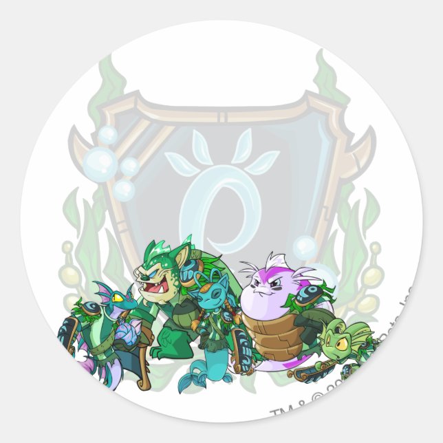 Pegatina Redonda Team Maraqua Group (Anverso)