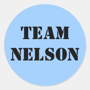 PEGATINA REDONDA TEAM NELSON