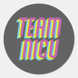 PEGATINA REDONDA TEAM NICU KEYCHAIN