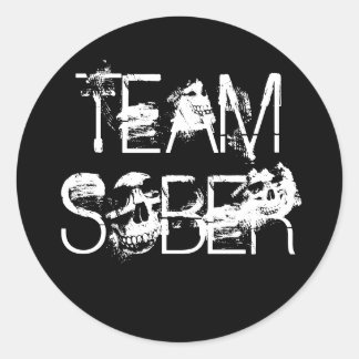 PEGATINA REDONDA TEAM SOBER