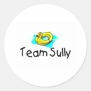 Pegatina Redonda Team Sully Duck
