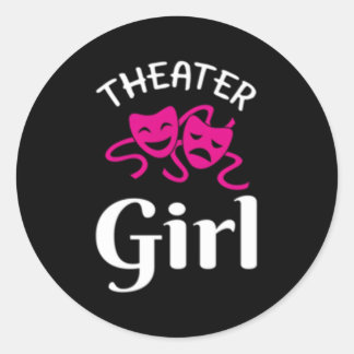 Pegatina Redonda Teatro Gif