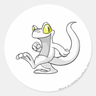 Pegatina Redonda Techo White