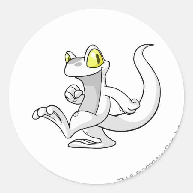 Pegatina Redonda Techo White (Anverso)