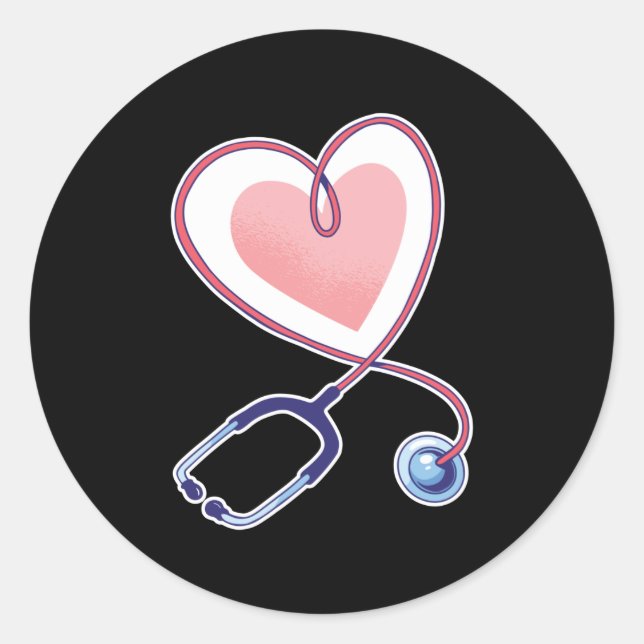 Pegatina Redonda Tecnología quirúrgica (Anverso)