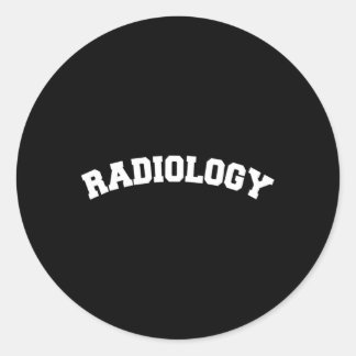 Pegatina Redonda Tecnólogo radiológico Rad Tech Xray