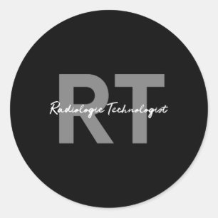 Pegatina Redonda Tecnólogo radiológico Xray Tech