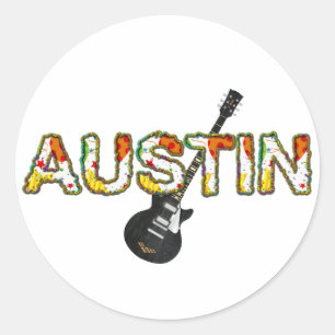 Pegatina Redonda TEE Austin