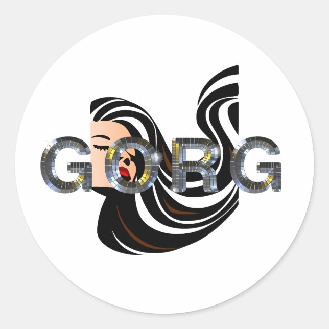 Pegatina Redonda TEE Gorg (Anverso)