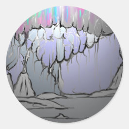 Pegatina Redonda Teepee