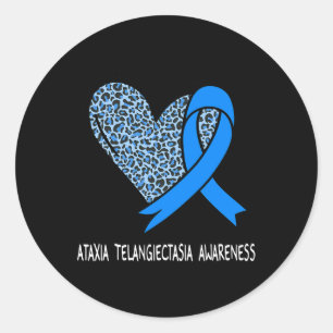 Pegatina Redonda Telangiectasia Sensibilización Cinta Azul
