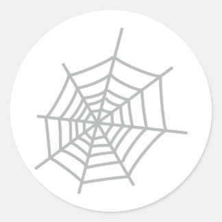 Pegatina Redonda telaraña