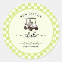 tema de Baby shower Green Golf