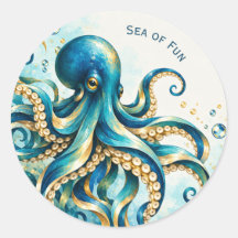 Tema del Océano | Pulpo | Mar de Diversión | Favor