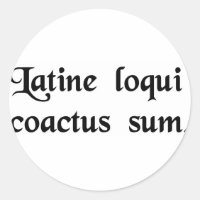 Tengo esta compulsión de hablar latín.