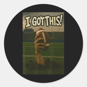 Pegatina Redonda Tengo Esto - Fútbol Zombie