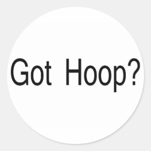 Pegatina Redonda Tengo Hoop