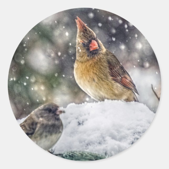 Pegatina Redonda Tengo mi ojo en ti (Anverso)