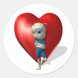 Pegatina Redonda tengo un ojo en ti