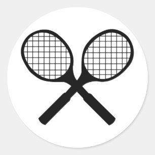 Pegatina Redonda Tenis