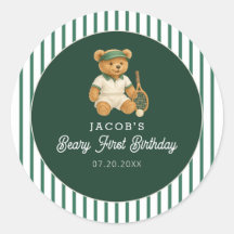 Tenis Preppy Bear primer cumpleaños