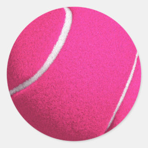 Pegatina Redonda Tenis rosa