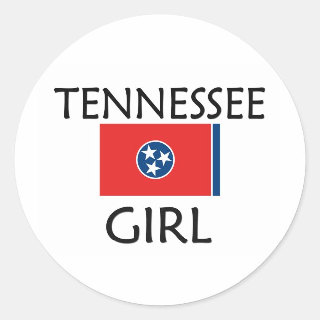 PEGATINA REDONDA TENNESSEE CHICA (Anverso)