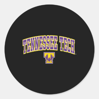 Pegatina Redonda Tennessee Tech Golden Eagles Arco sobre