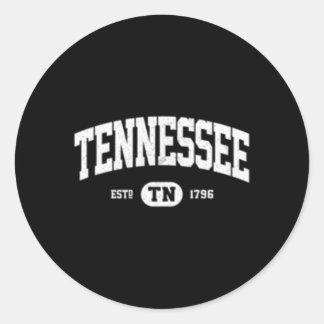 Pegatina Redonda Tennessee Tennessee
