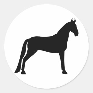 Pegatina Redonda Tennessee Walking Horse