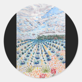 Pegatina Redonda Tequila