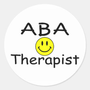 Pegatina Redonda Terapia ABA