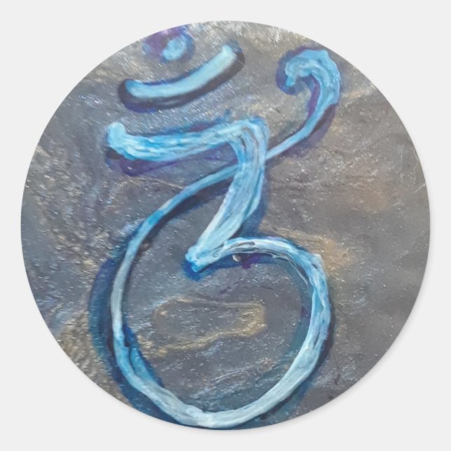 Pegatina Redonda Tercera Eye Chakra Sticker (Anverso)