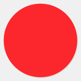 Pegatina Redonda Terciopelo Rojo navidades