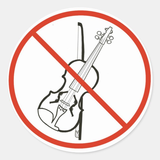 Pegatina Redonda terminar con la violencia armada (Anverso)