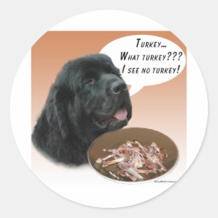 Pegatina Redonda Terranova (negro) Turquía