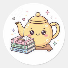 Tetera Kawaii Adorable Cuaderno de Notas Libro Peg