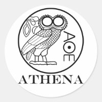 Tetradrachm de búho de Athena (Engravers Font)